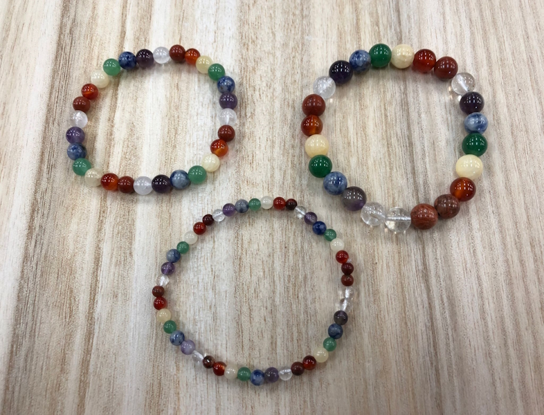 Pulsera 7 Chakras bola surtida
